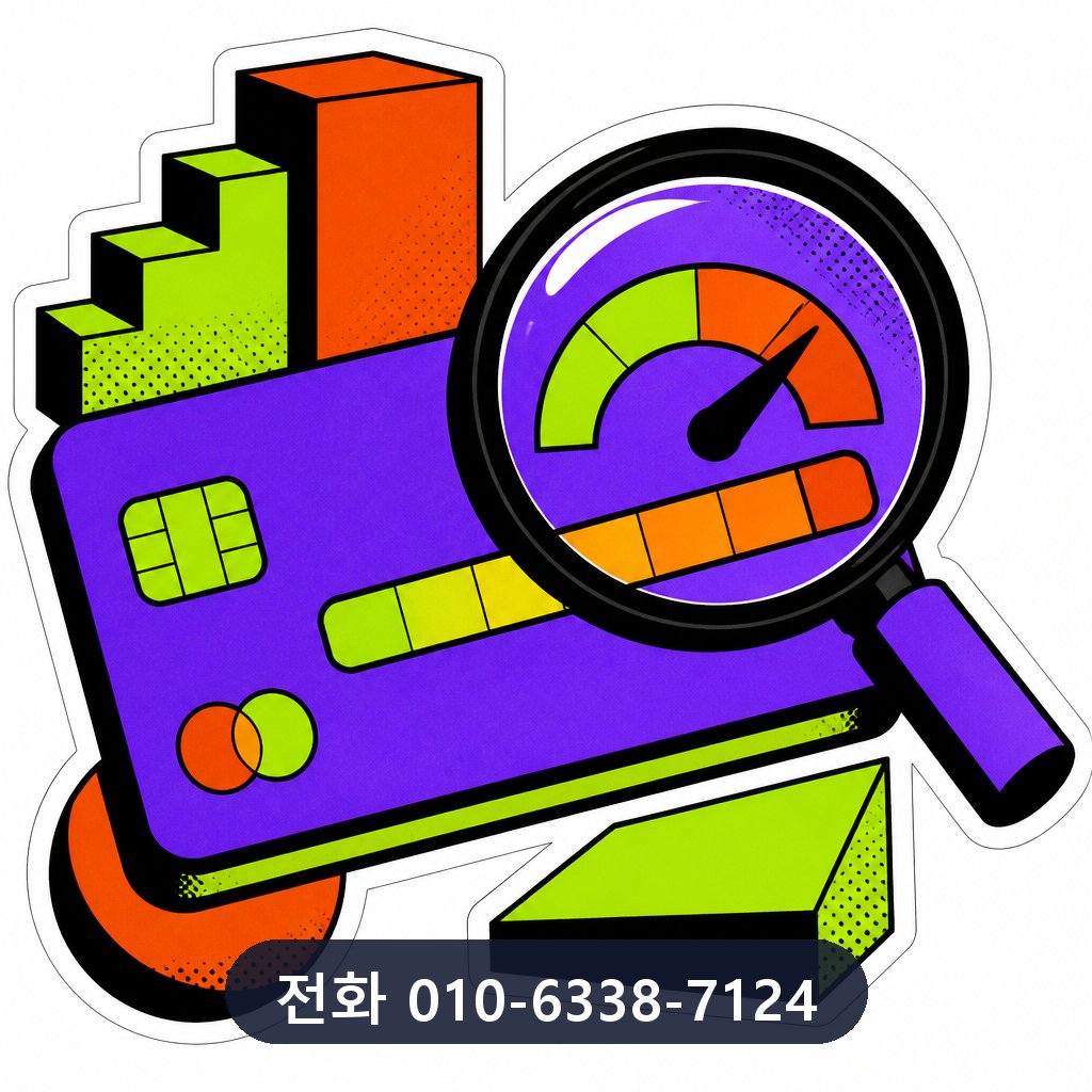 카드 결제 현금화 한도 확인 이미지 · 문의 010-6338-7124